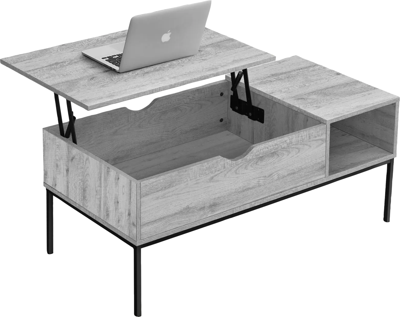Woodglynn Gray Lift Top Cocktail Table - Image 14