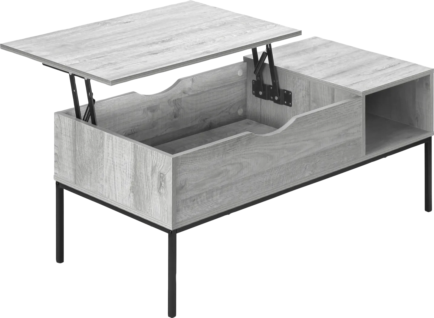 Woodglynn Gray Lift Top Cocktail Table - Image 6