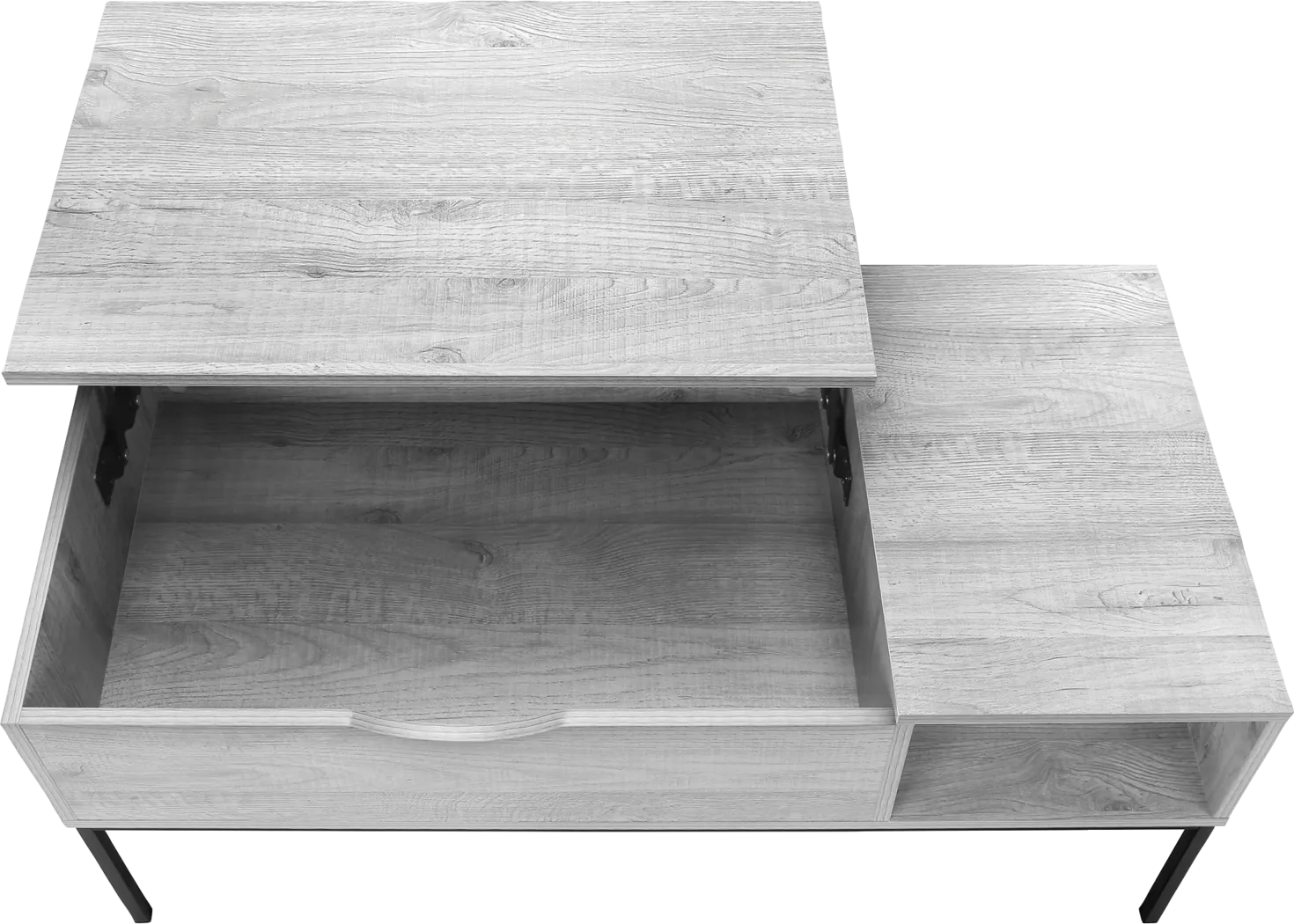 Woodglynn Gray Lift Top Cocktail Table - Image 7