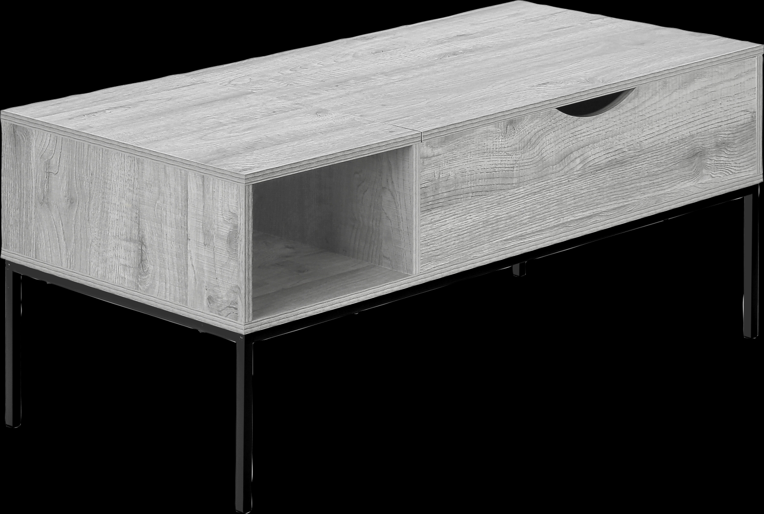 Woodglynn Gray Lift Top Cocktail Table - Thumbnail - Image 1
