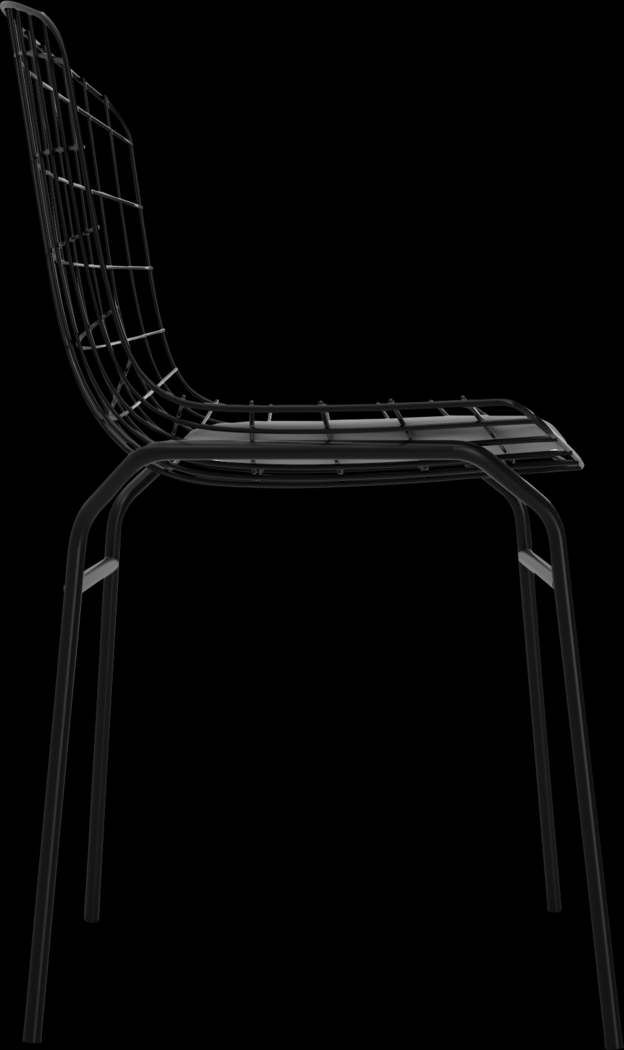 Woodhue Black Side Chair, Set of 2 - Thumbnail - Image 4