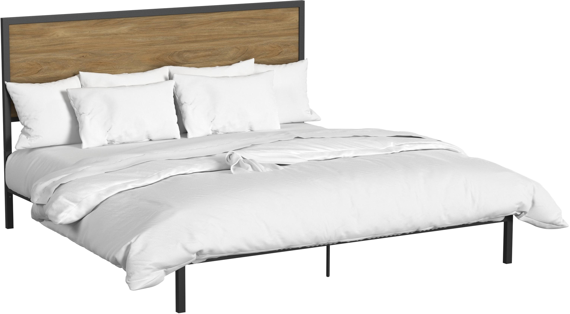 Woodington Brown King Bed - Thumbnail - Image 3