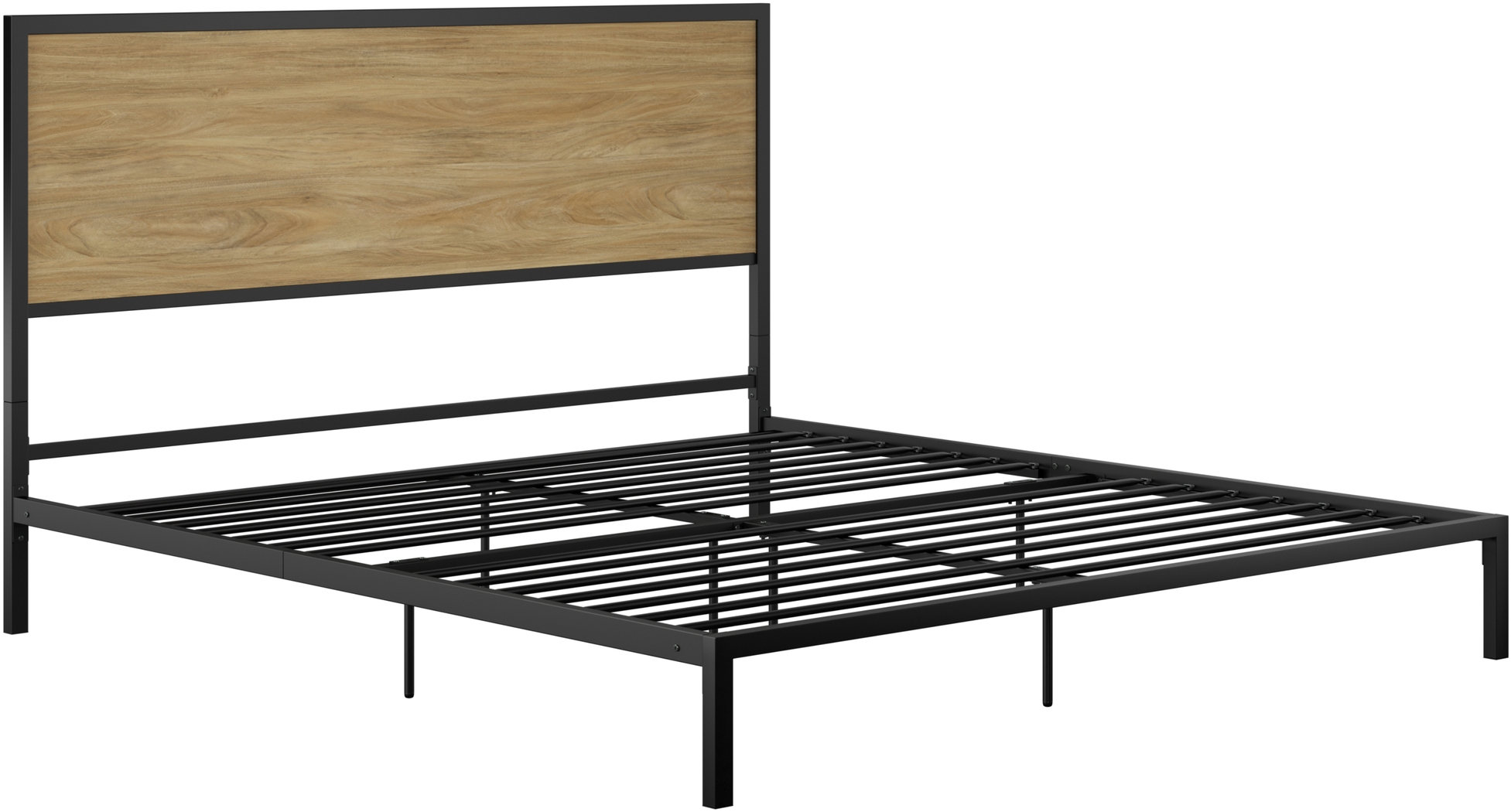 Woodington Brown King Bed - Thumbnail - Image 4