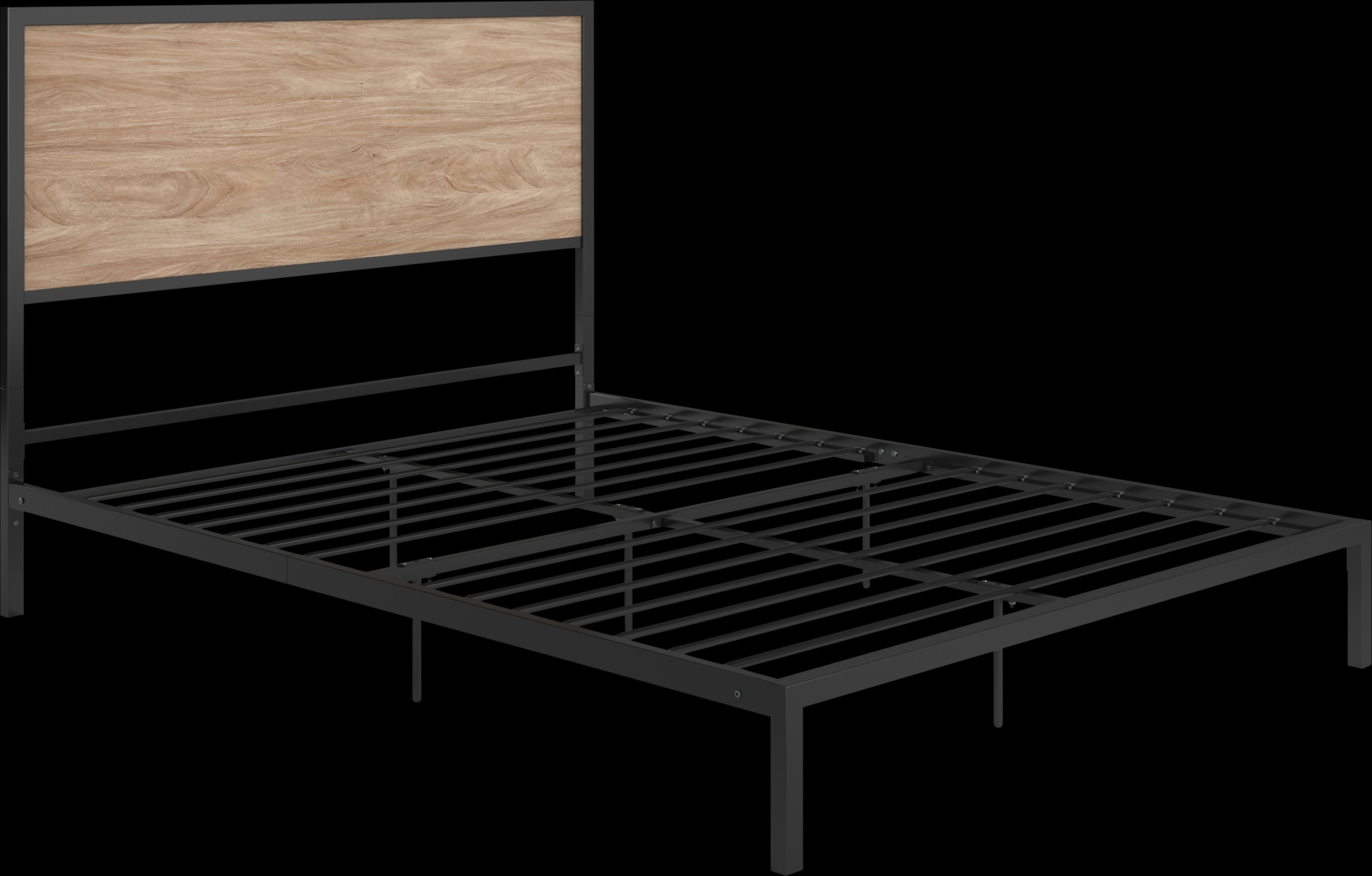 Woodington Brown Queen Bed - Thumbnail - Image 1