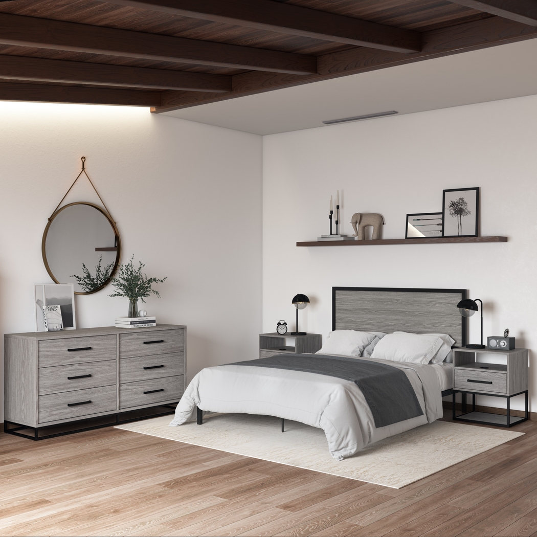 Woodington Gray Queen Bed - Thumbnail - Image 3