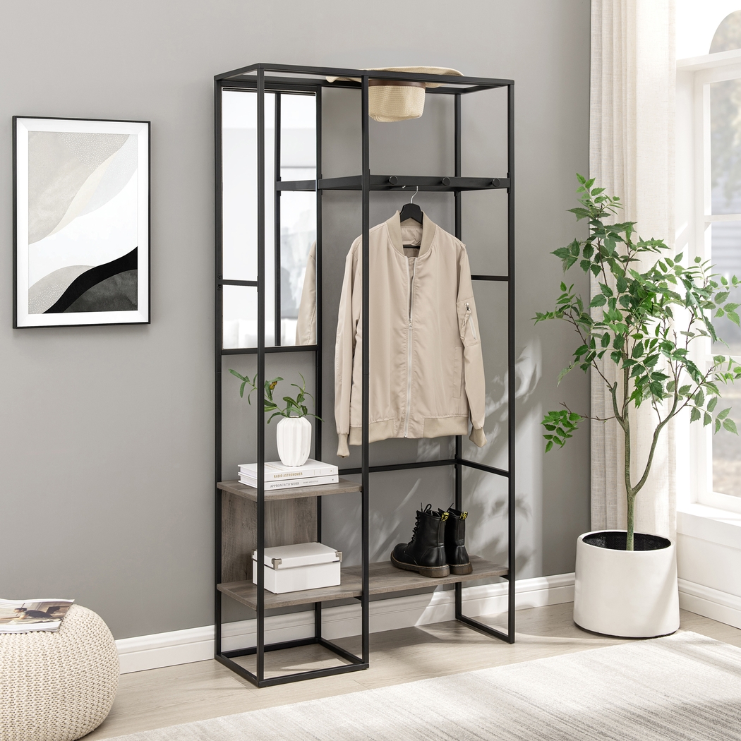 Woodknoll Gray Hall Tree - Thumbnail - Image 2