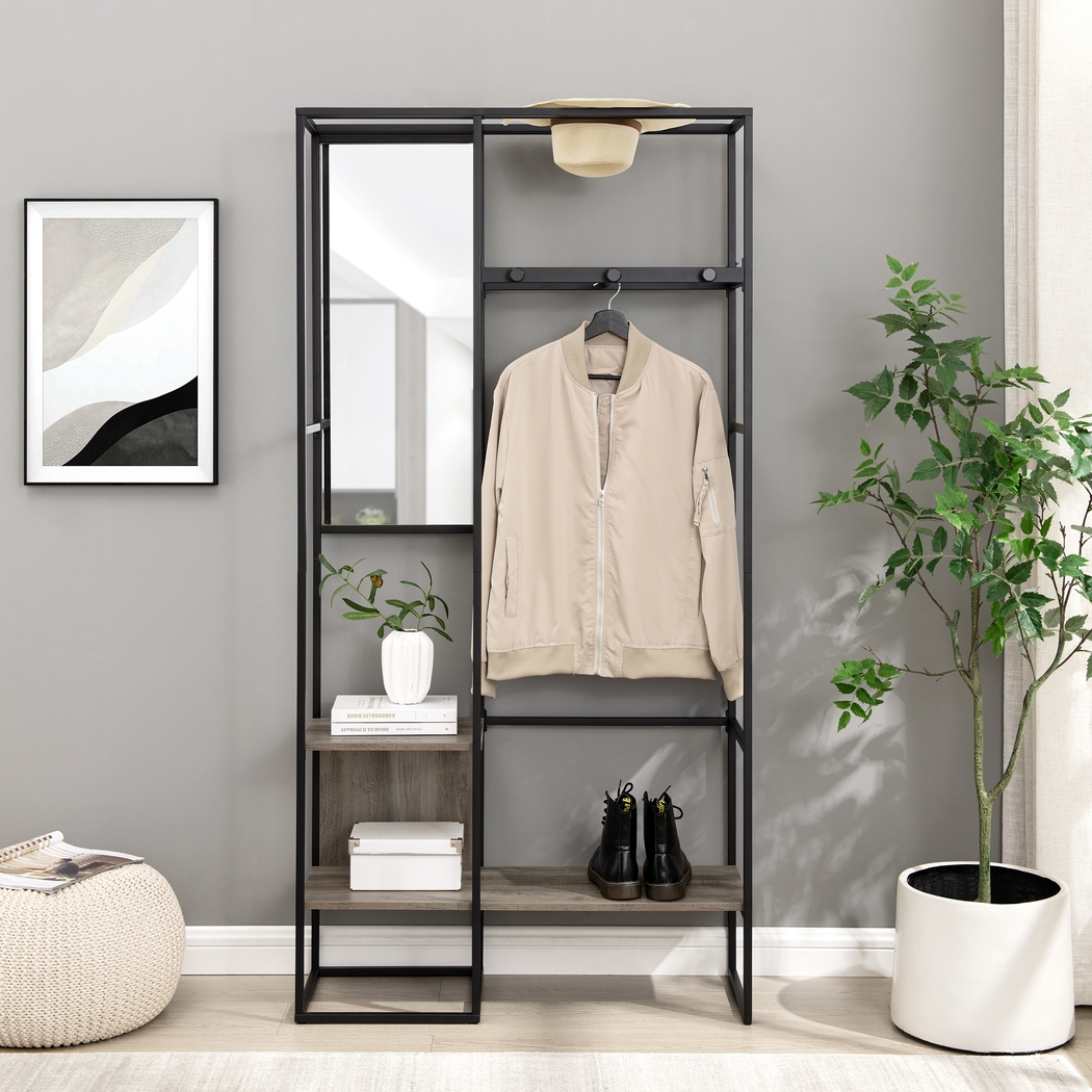 Woodknoll Gray Hall Tree - Thumbnail - Image 3