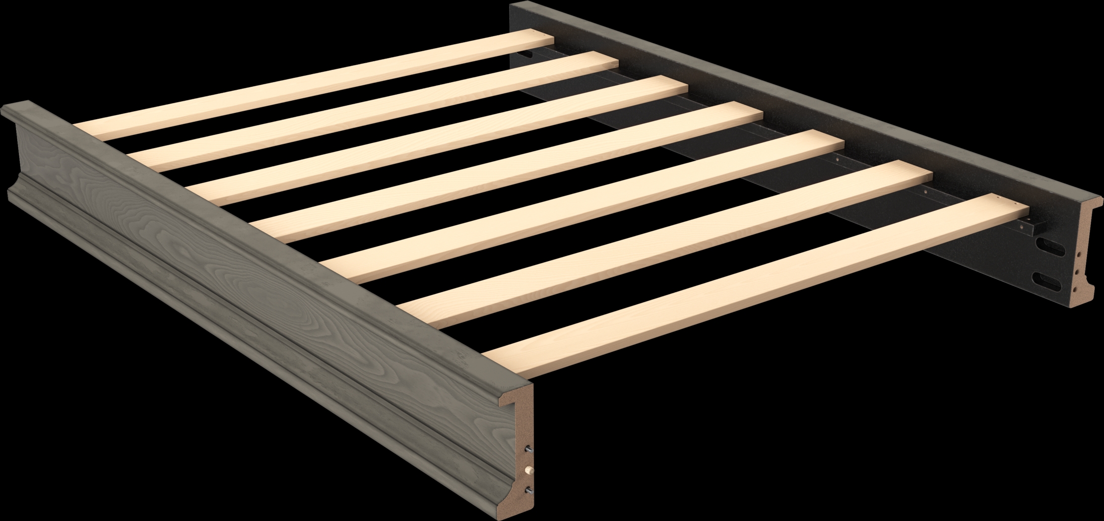 Kids Woodland Adventures Classic Gray Nursery with Toddler & Conversion Rails - Thumbnail - Image 11