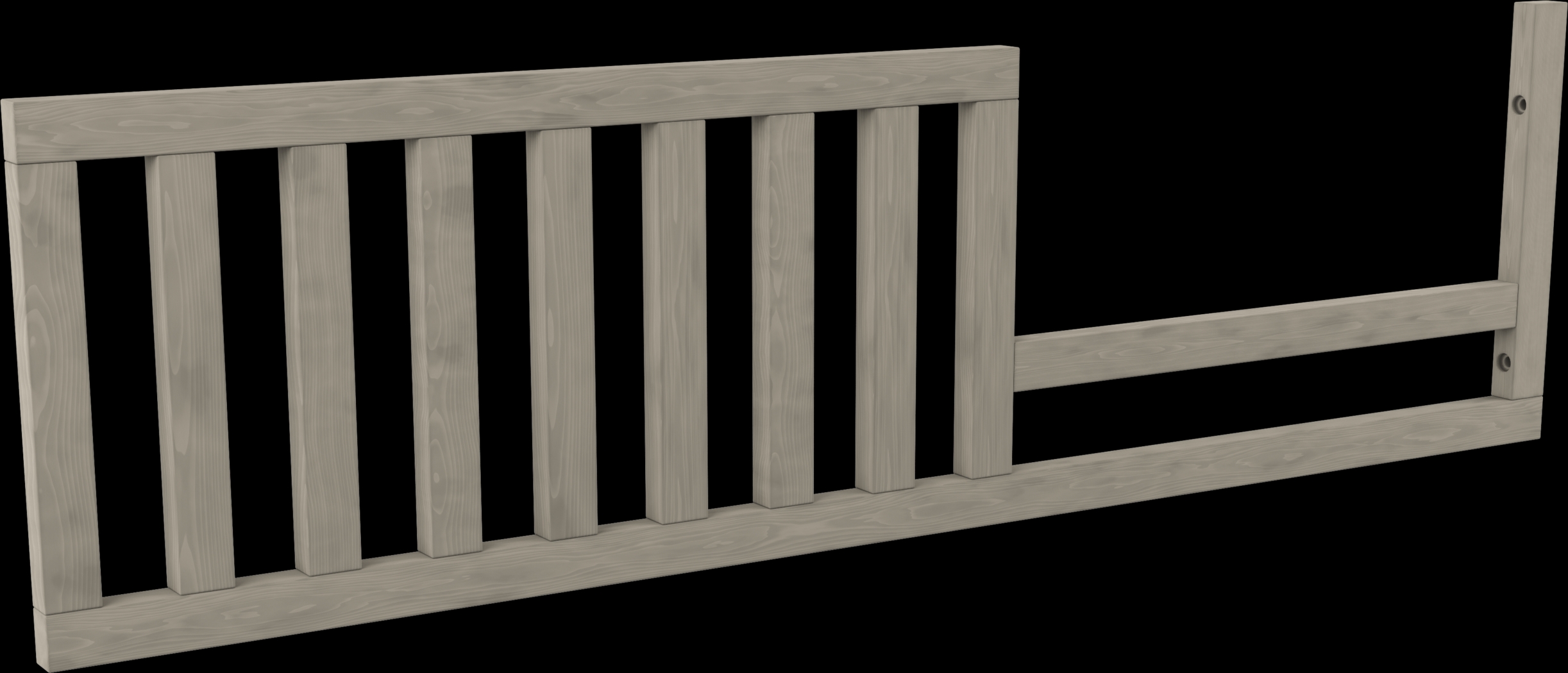 Kids Woodland Adventures Classic Gray Nursery with Toddler Rails - Thumbnail - Image 8