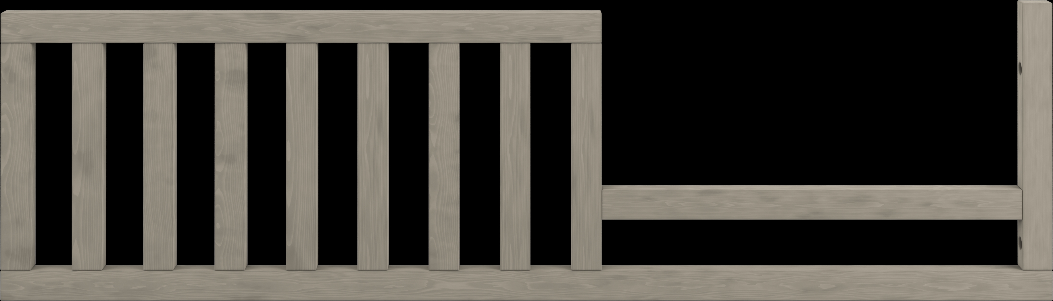 Kids Woodland Adventures Classic Gray Nursery with Toddler Rails - Thumbnail - Image 7