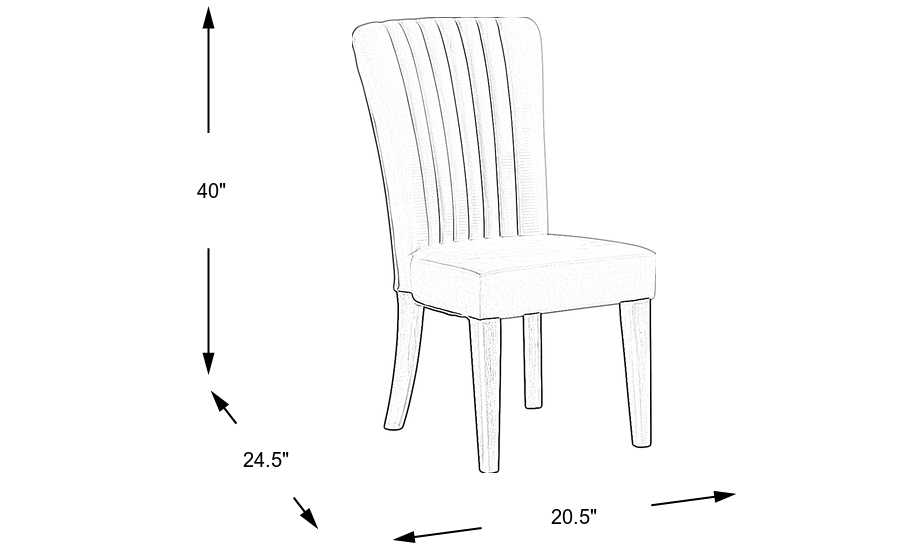Dimension Image. Please refer to the Dimension Tab on this page for dimension details.