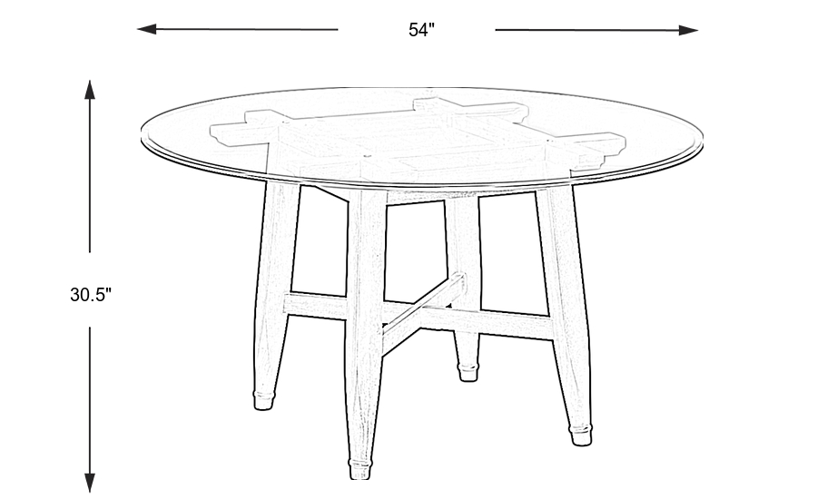 Dimension Image. Please refer to the Dimension Tab on this page for dimension details.