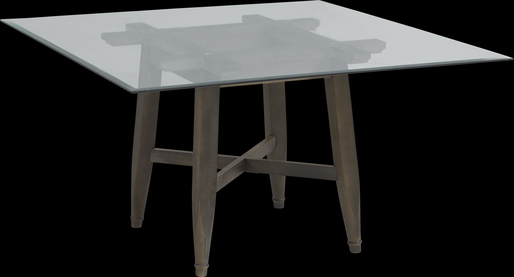 Woodland Avenue Brown Square Dining Table - Thumbnail - Image 1