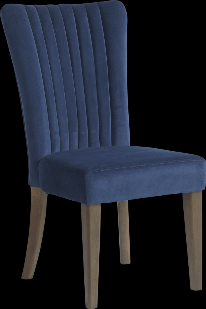 Woodland Avenue Brown 5 Pc Round Dining Set with Sapphire Chairs - Thumbnail - Image 4