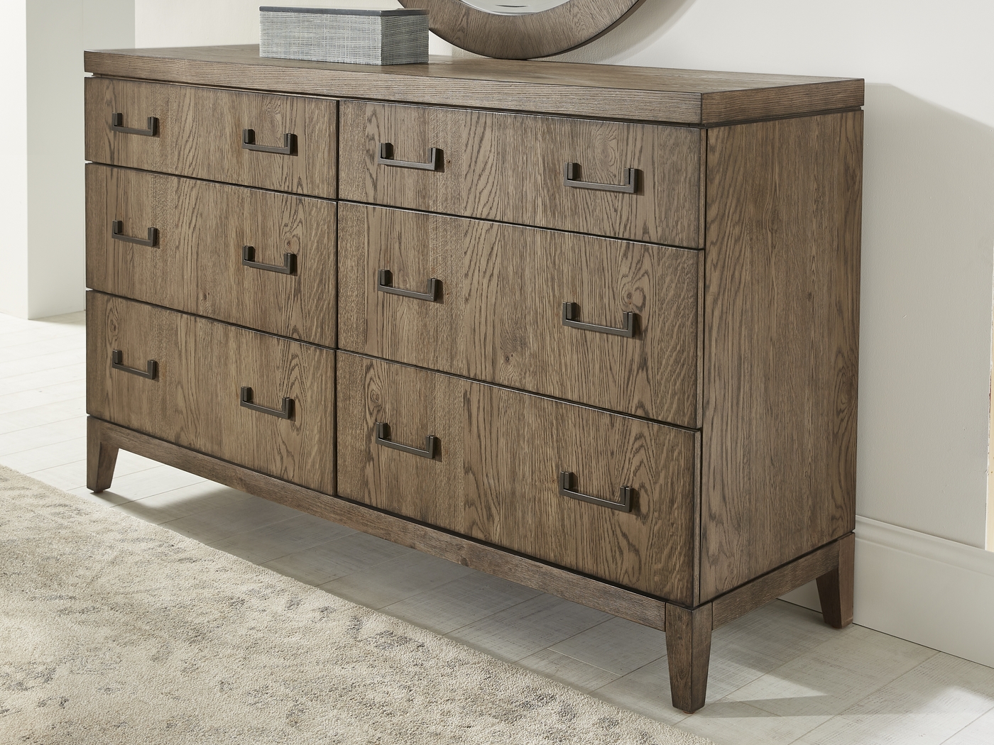 Woodland Park Brown 7 Pc King Bedroom - Thumbnail - Image 4