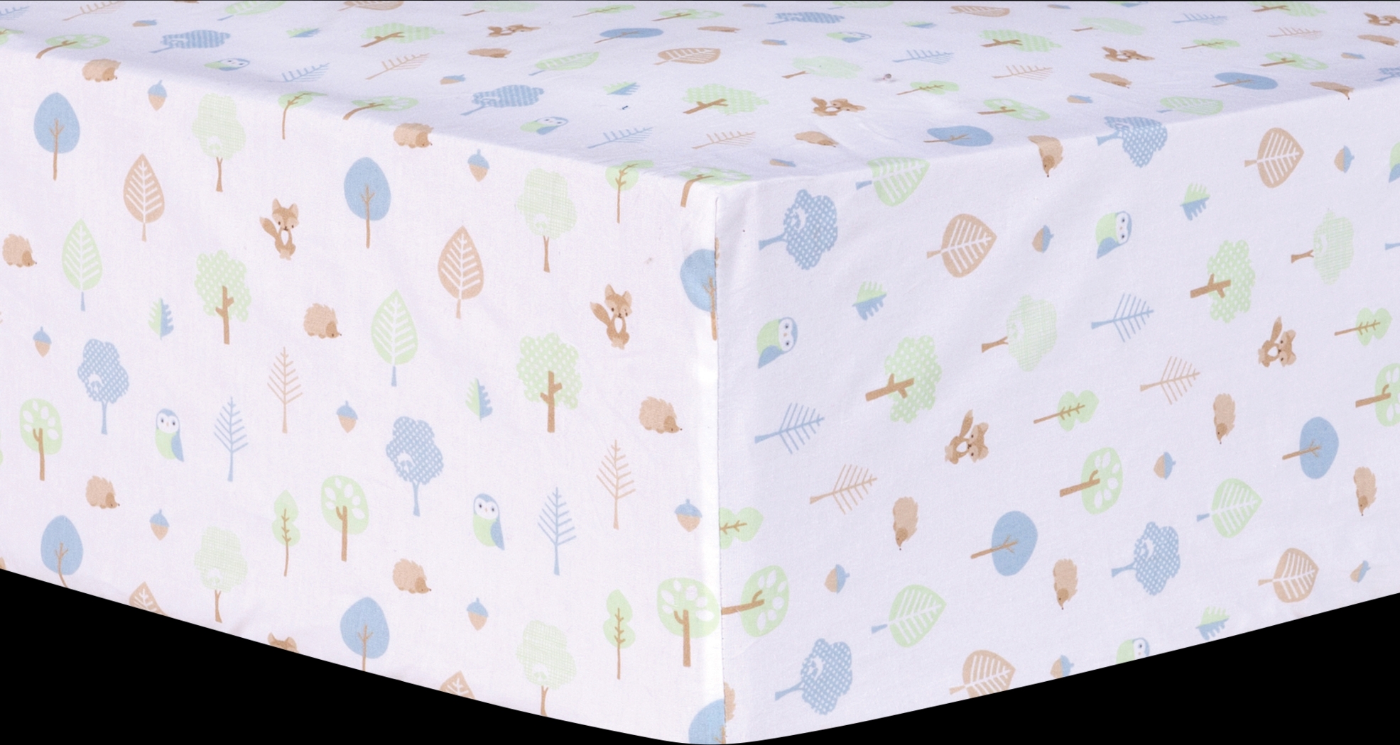 Woodland Storytime Blue 6 Pc Baby Bedding Set - Thumbnail - Image 5