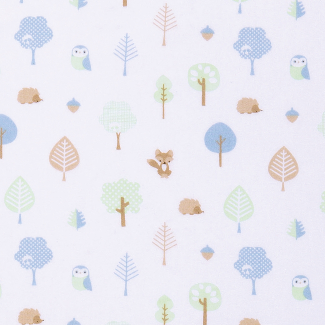 Woodland Storytime Blue 6 Pc Baby Bedding Set - Thumbnail - Image 6