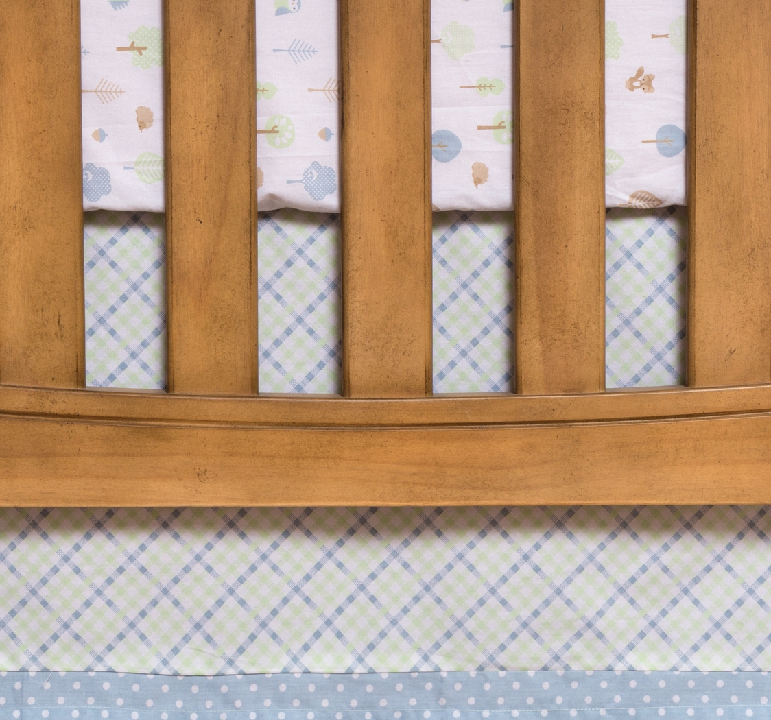 Woodland Storytime Blue 6 Pc Baby Bedding Set - Thumbnail - Image 9