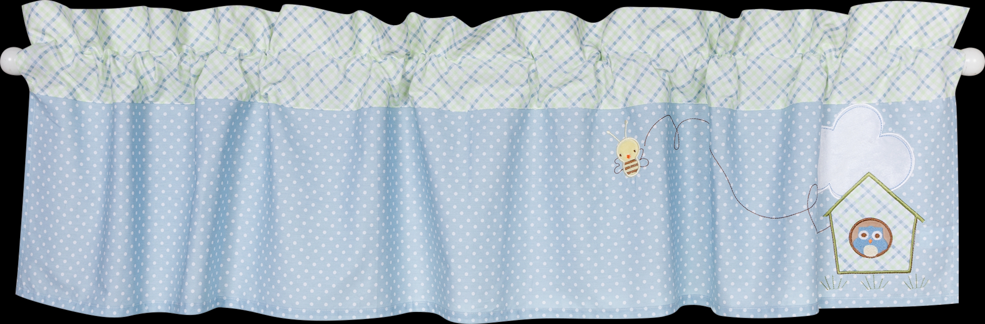 Woodland Storytime Blue 6 Pc Baby Bedding Set - Thumbnail - Image 10