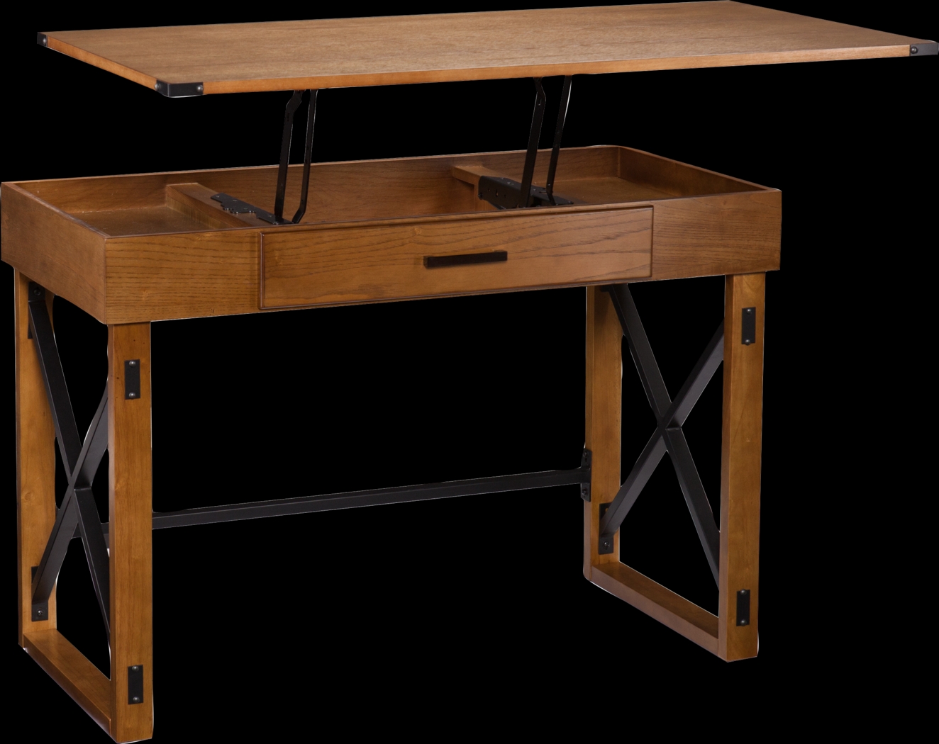 Woodleigh Brown Desk - Thumbnail - Image 2