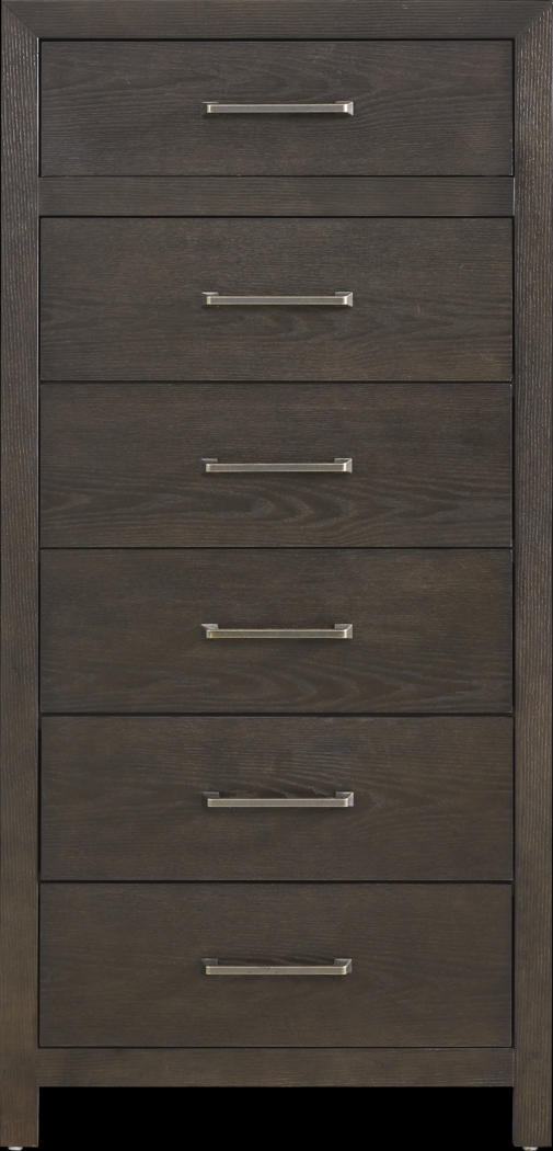 Woodley Dark Brown 6 Pc Queen Panel Bedroom - Thumbnail - Image 8