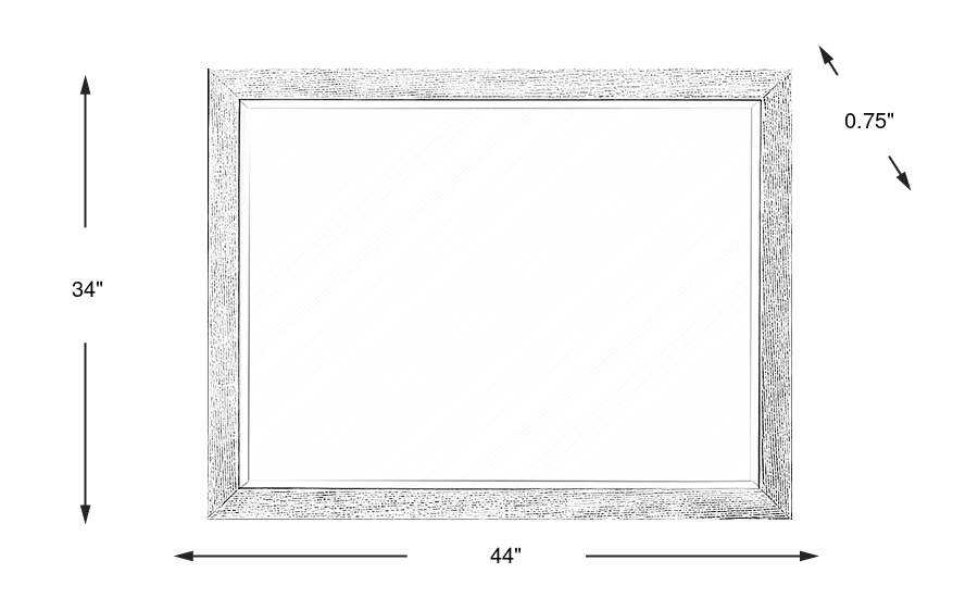 Dimension Image. Please refer to the Dimension Tab on this page for dimension details.