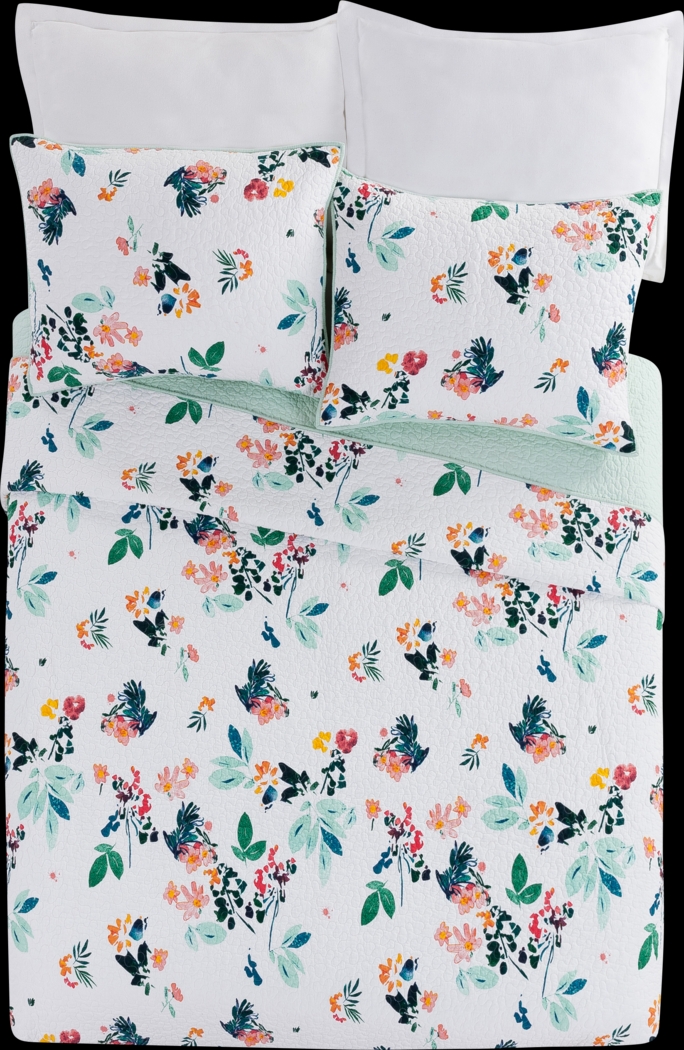 Woodlynn White 3 Pc King Quilt Set - Thumbnail - Image 11