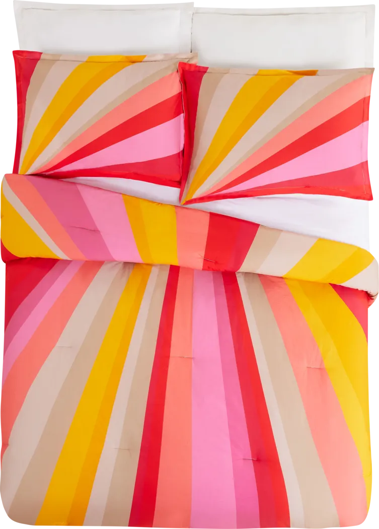 Woodpointe Pink 3 Pc King Duvet Set - Thumbnail - Image 11