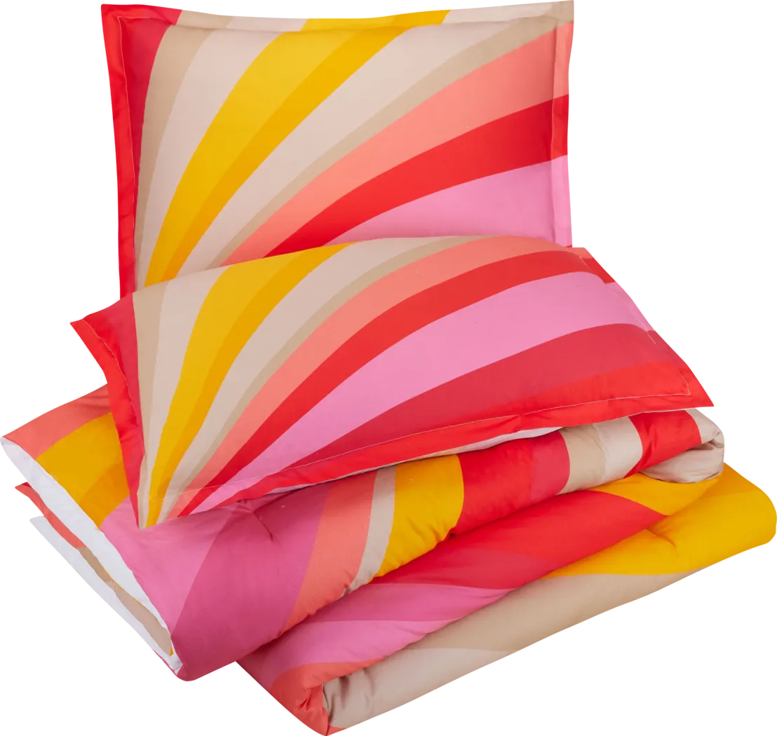 Woodpointe Pink 3 Pc King Duvet Set - Thumbnail - Image 6