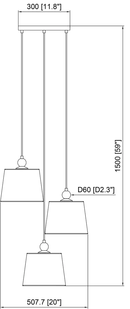 Woodren Circle Brown Chandelier - Thumbnail - Image 3