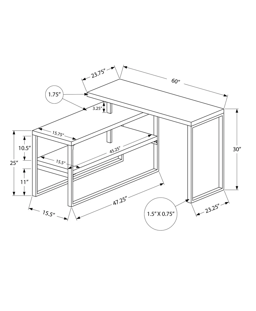 Woodrill Gray Desk - Image 11