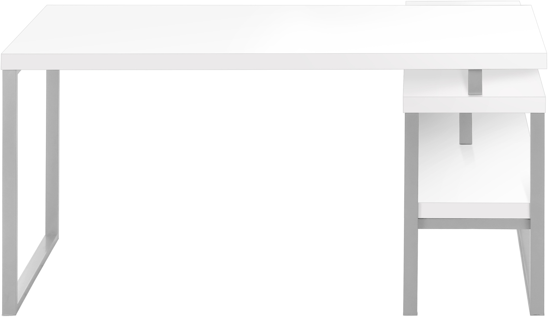 Woodrill White Desk - Thumbnail - Image 2