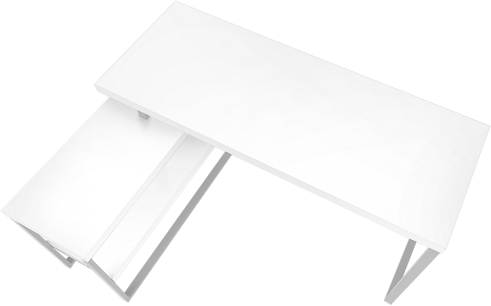 Woodrill White Desk - Thumbnail - Image 5