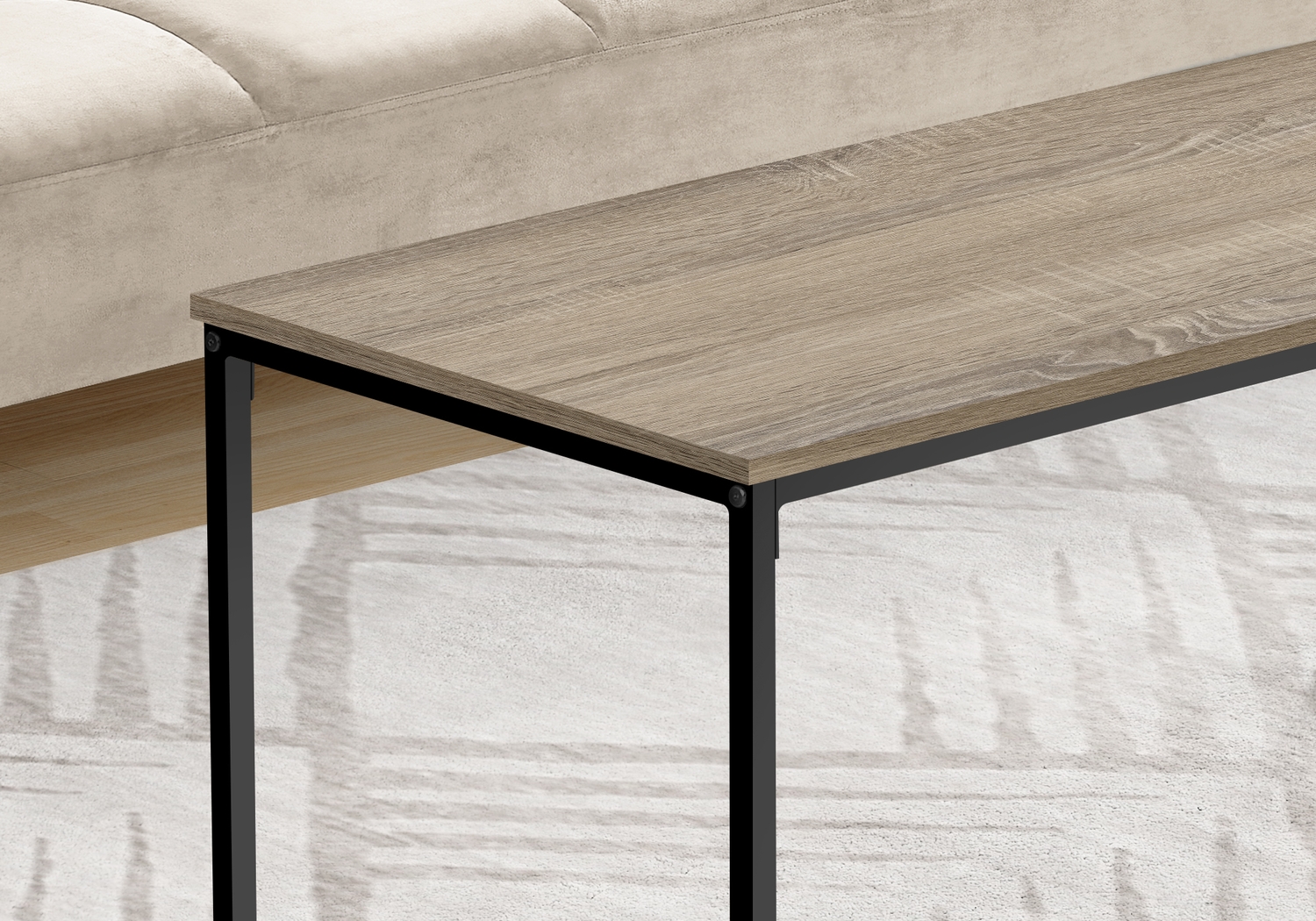 Woodroffe Taupe Cocktail Table - Thumbnail - Image 3