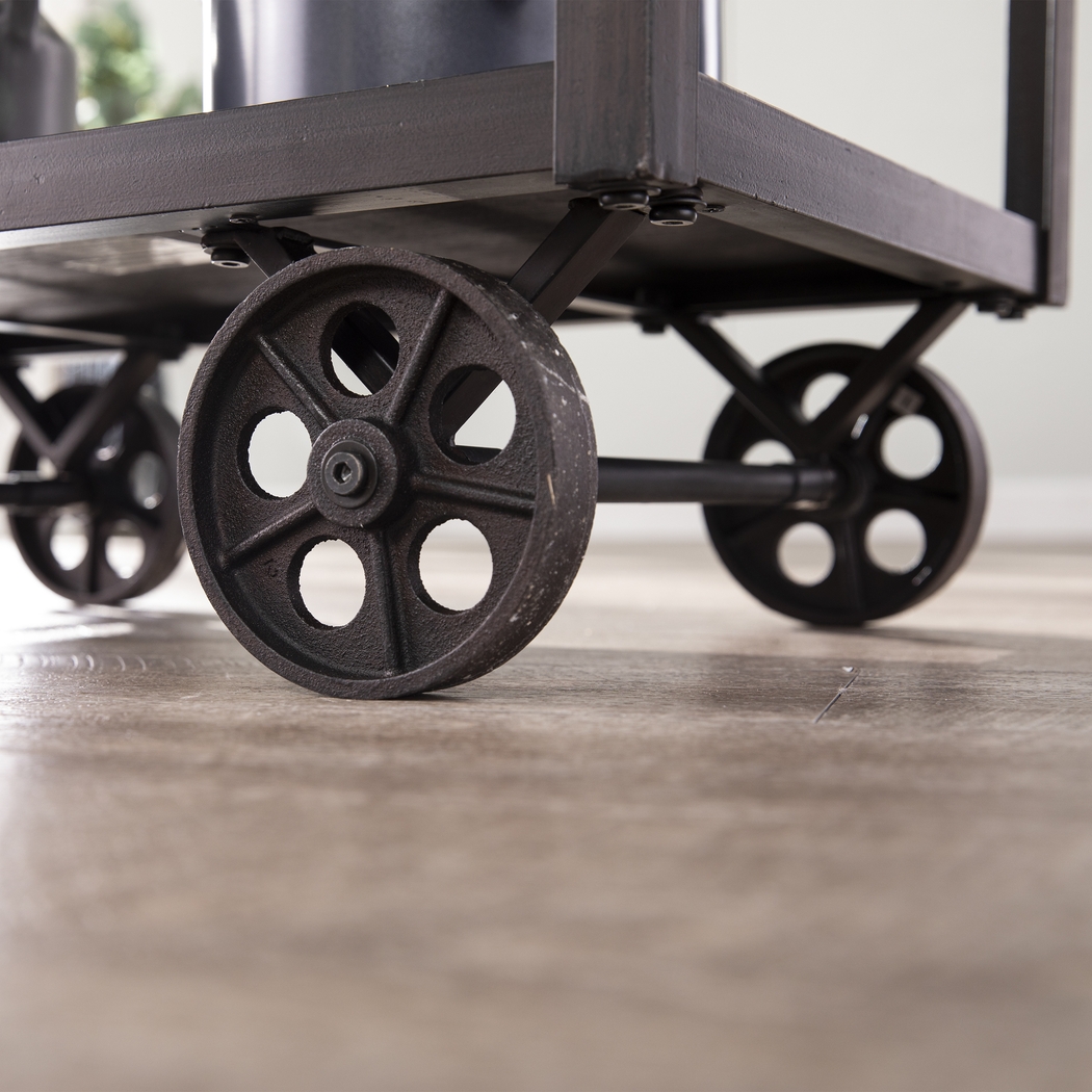 Woodslee Espresso Kitchen Island - Thumbnail - Image 5