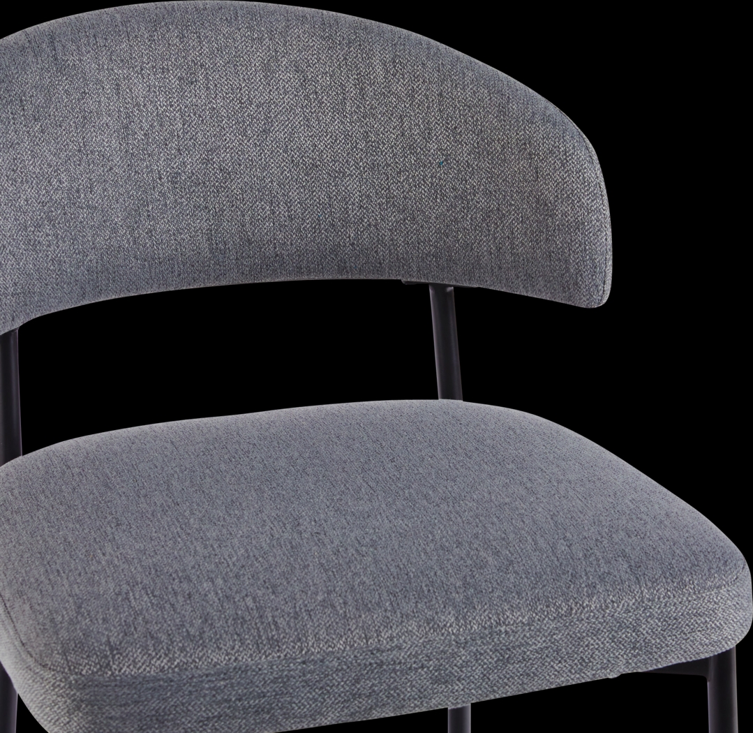 Woodsorrel Charcoal Counter Height Stool, Set of 2 - Thumbnail - Image 4