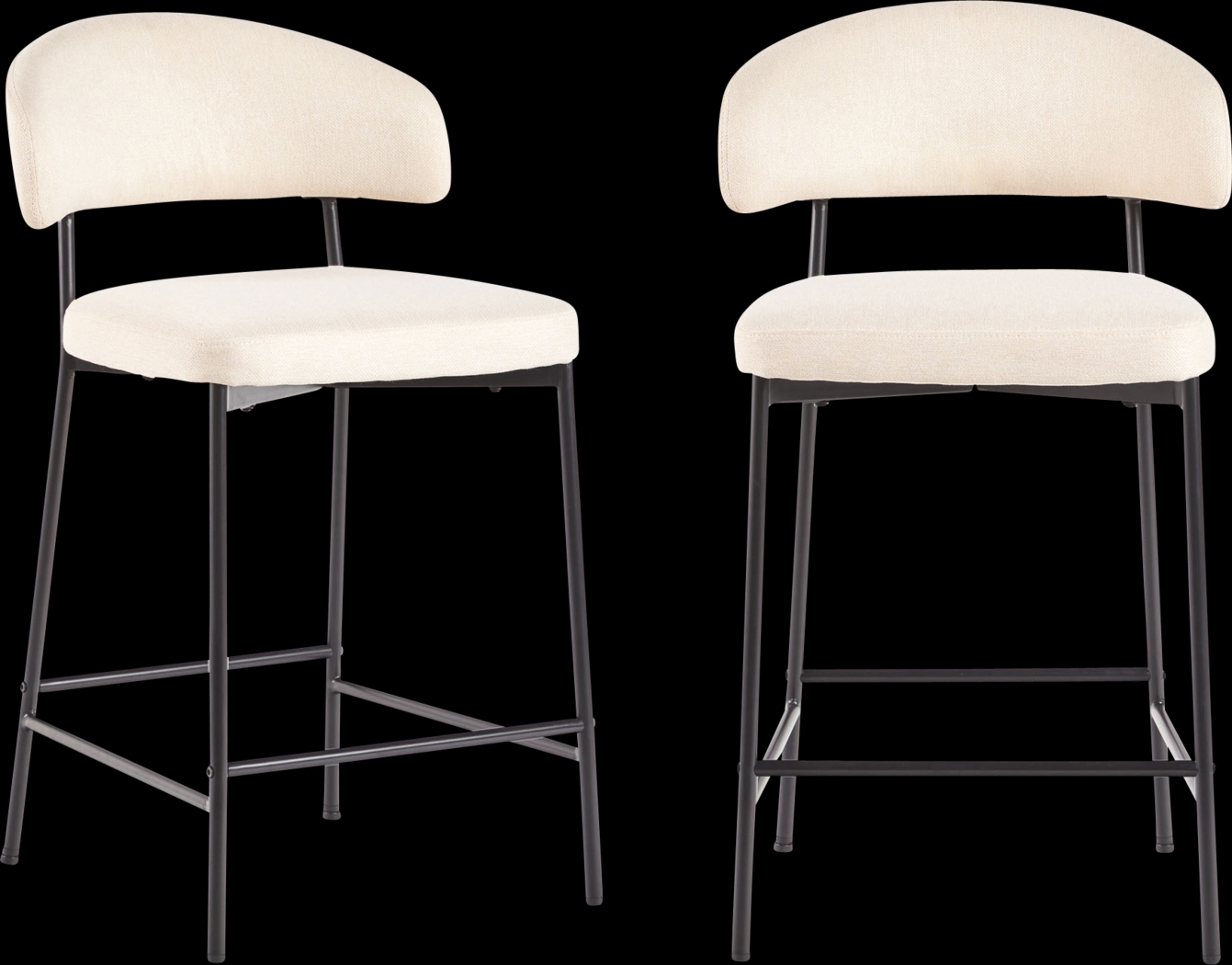 Woodsorrel Ivory Counter Height Stool, Set of 2 - Thumbnail - Image 5