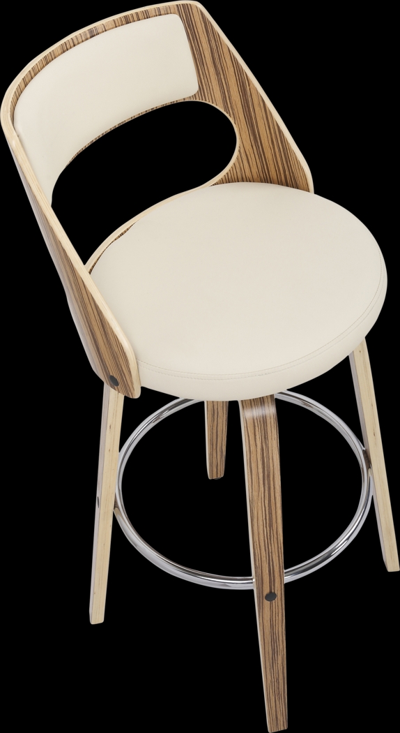 Woodstead Cream Barstool, Set of 2 - Thumbnail - Image 12