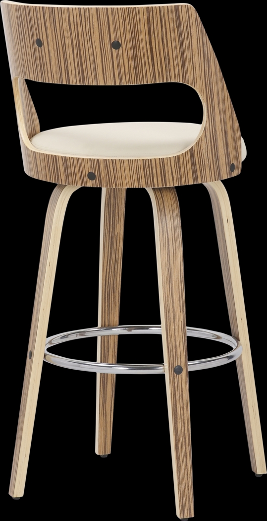 Woodstead Cream Barstool, Set of 2 - Thumbnail - Image 9