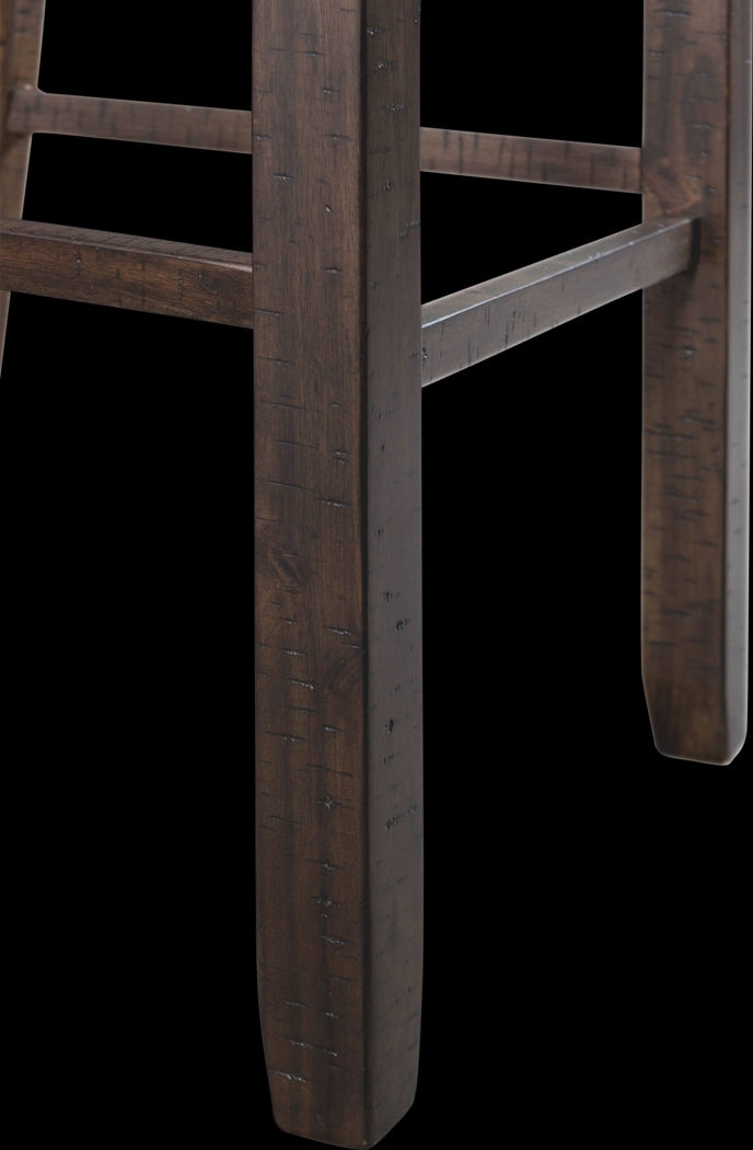 Woodvine Brown Bar Stool Set - Thumbnail - Image 7