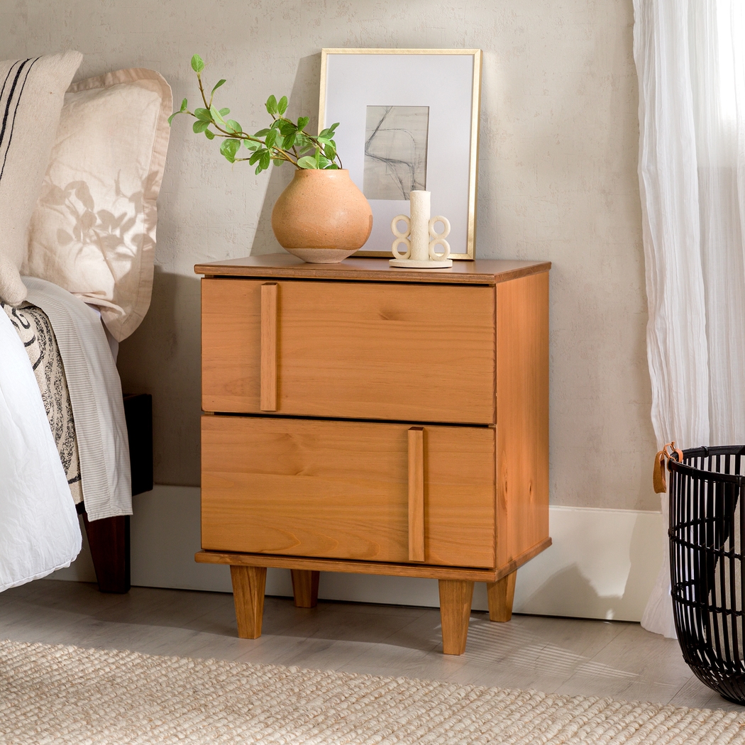 Woodviolet Caramel Nightstand - Thumbnail - Image 2