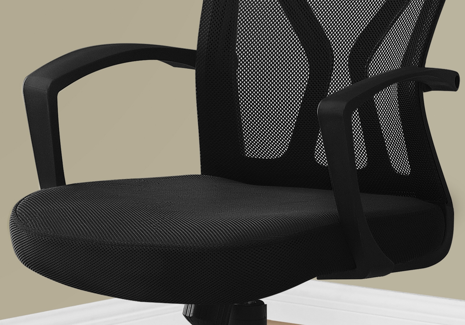 Woodwardia Black Office Chair - Thumbnail - Image 3