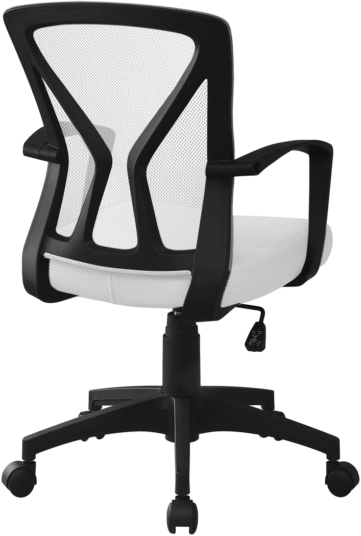 Woodwardia White Office Chair - Thumbnail - Image 2