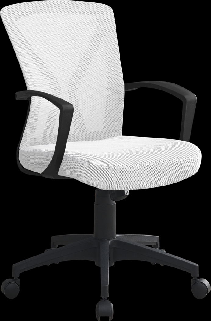Woodwardia White Office Chair - Thumbnail - Image 1