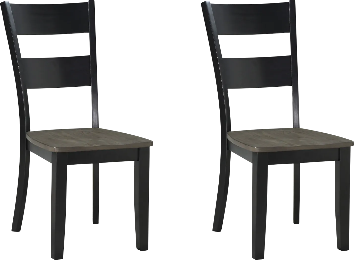 Woodybrook Black Side Chair, Set of 2 - Thumbnail - Image 1