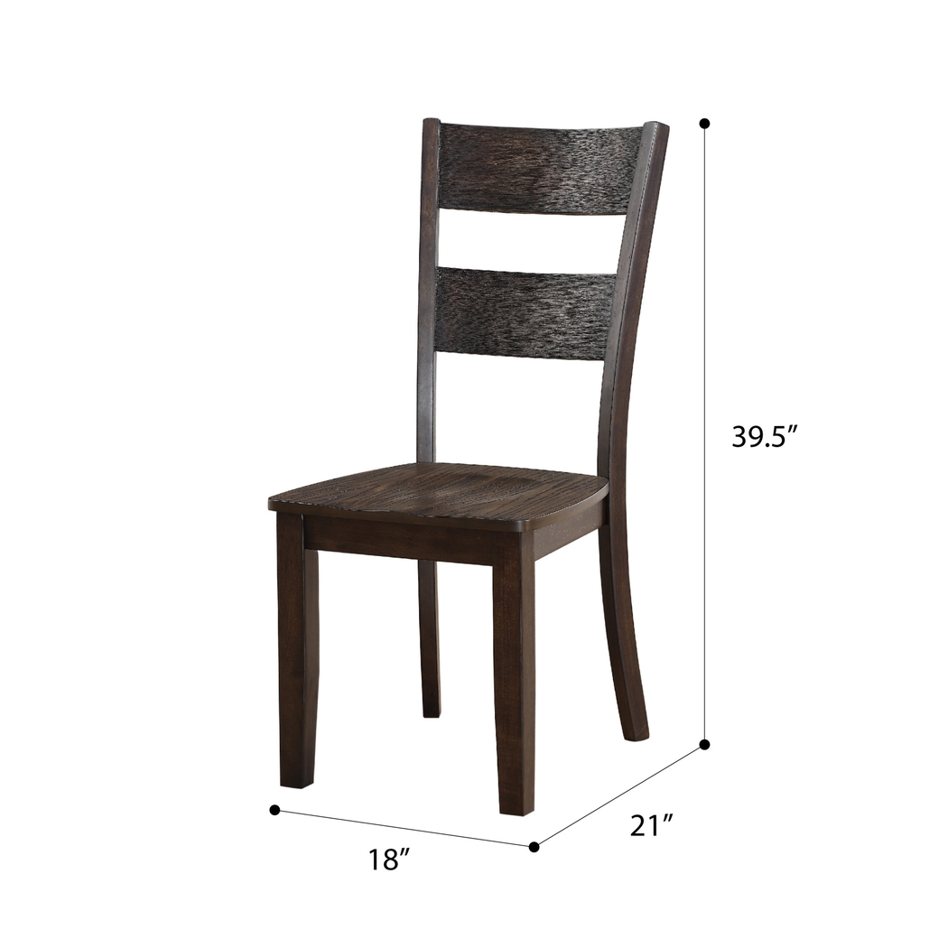 Woodybrook Brown Side Chair, Set of 2 - Thumbnail - Image 5