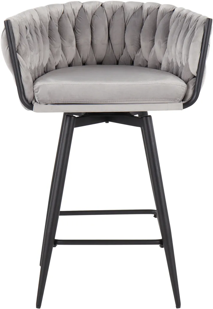Wooldridge Silver Counter Height Stool, Set of 2 - Thumbnail - Image 6