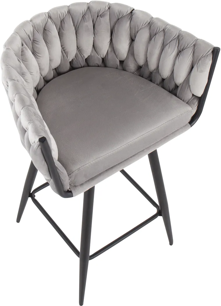 Wooldridge Silver Counter Height Stool, Set of 2 - Thumbnail - Image 7