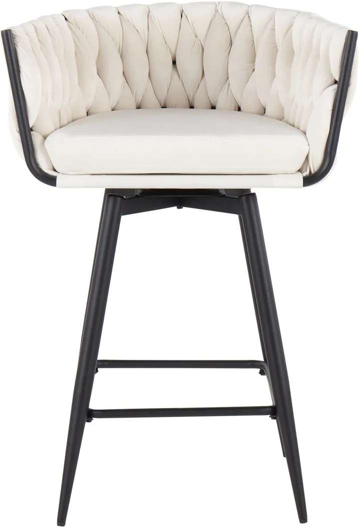 Wooldridge White Counter Height Stool, Set of 2 - Thumbnail - Image 6