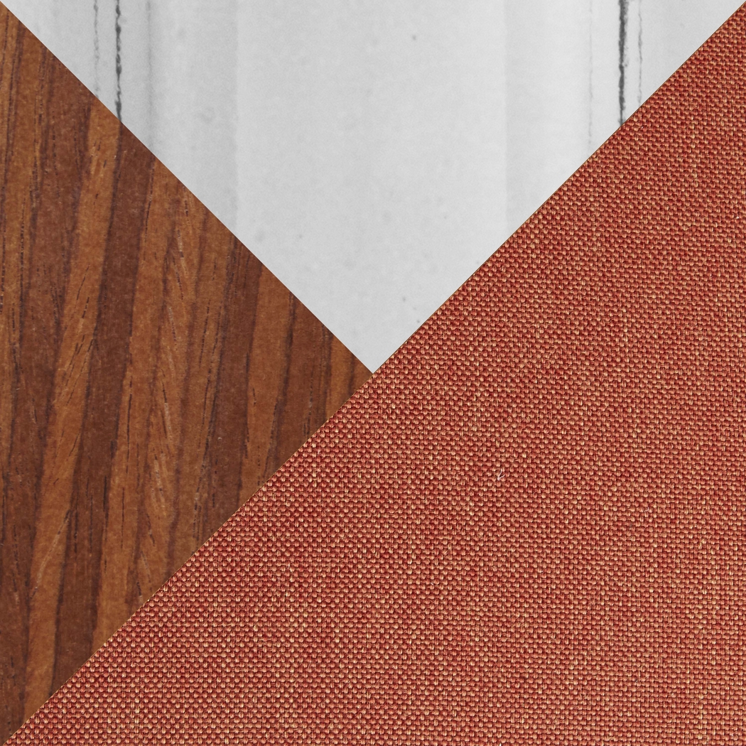 Woolwich II Orange Adjustable Swivel Barstool, Set of 2 - Thumbnail - Image 11